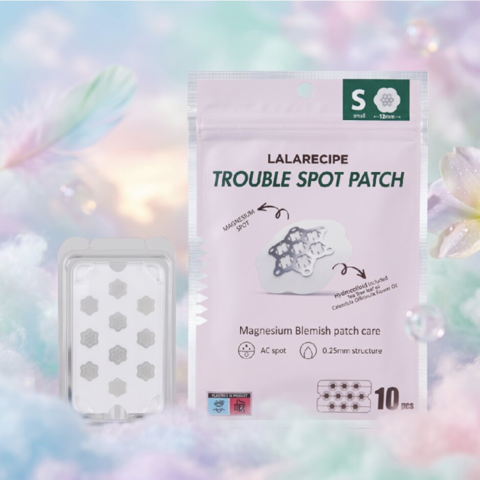 LALARECIPE - Trouble Spot Patch (S) – Náplasti na akné a nedokonalosti (velikost S) - 10ks