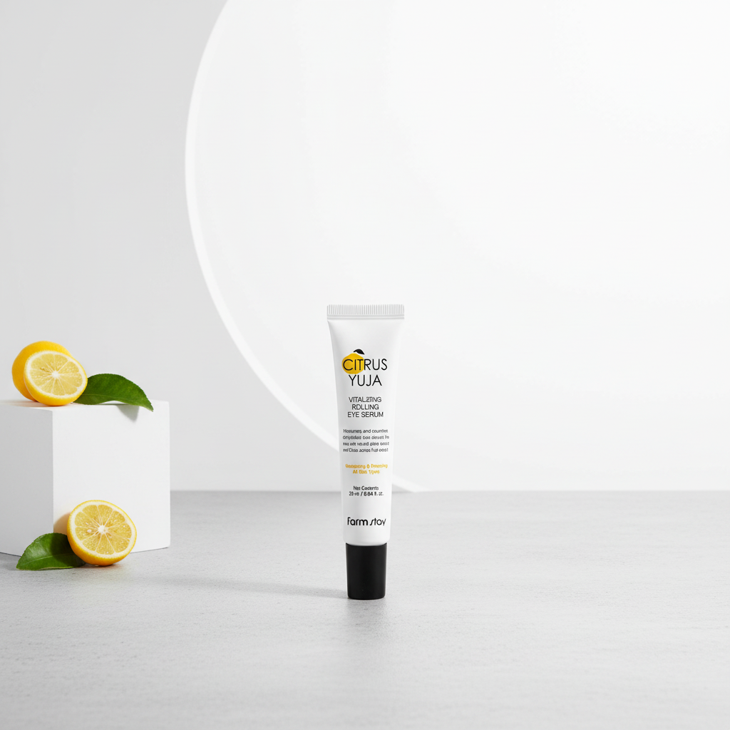 Farm Stay - Citrus Yuja Vitalizing Rolling Eye Serum - Rozjasňující a hydratační roll-on oční sérum - 25 ml