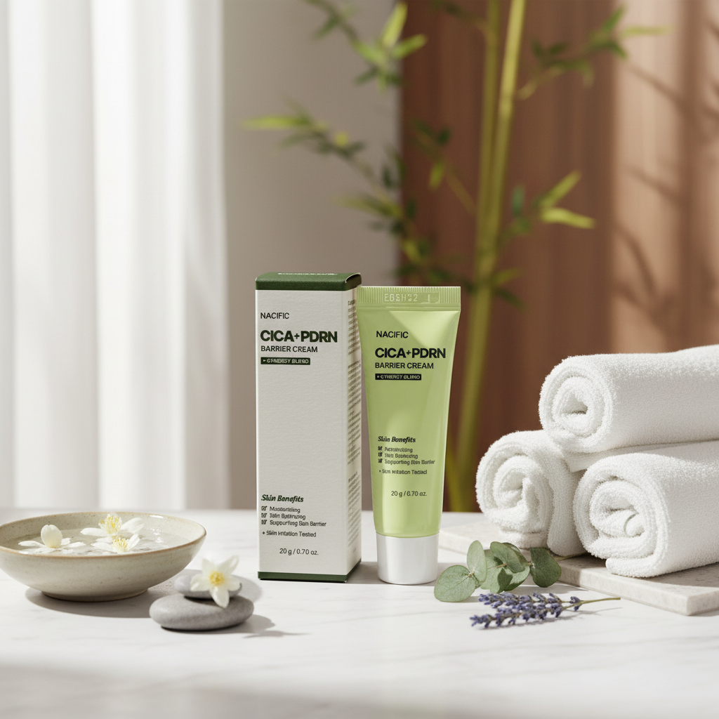 NACIFIC - Cica PDRN Barrier Cream - Regenerační krém s Cica a PDRN pro posílení kožní bariéry - 20 g