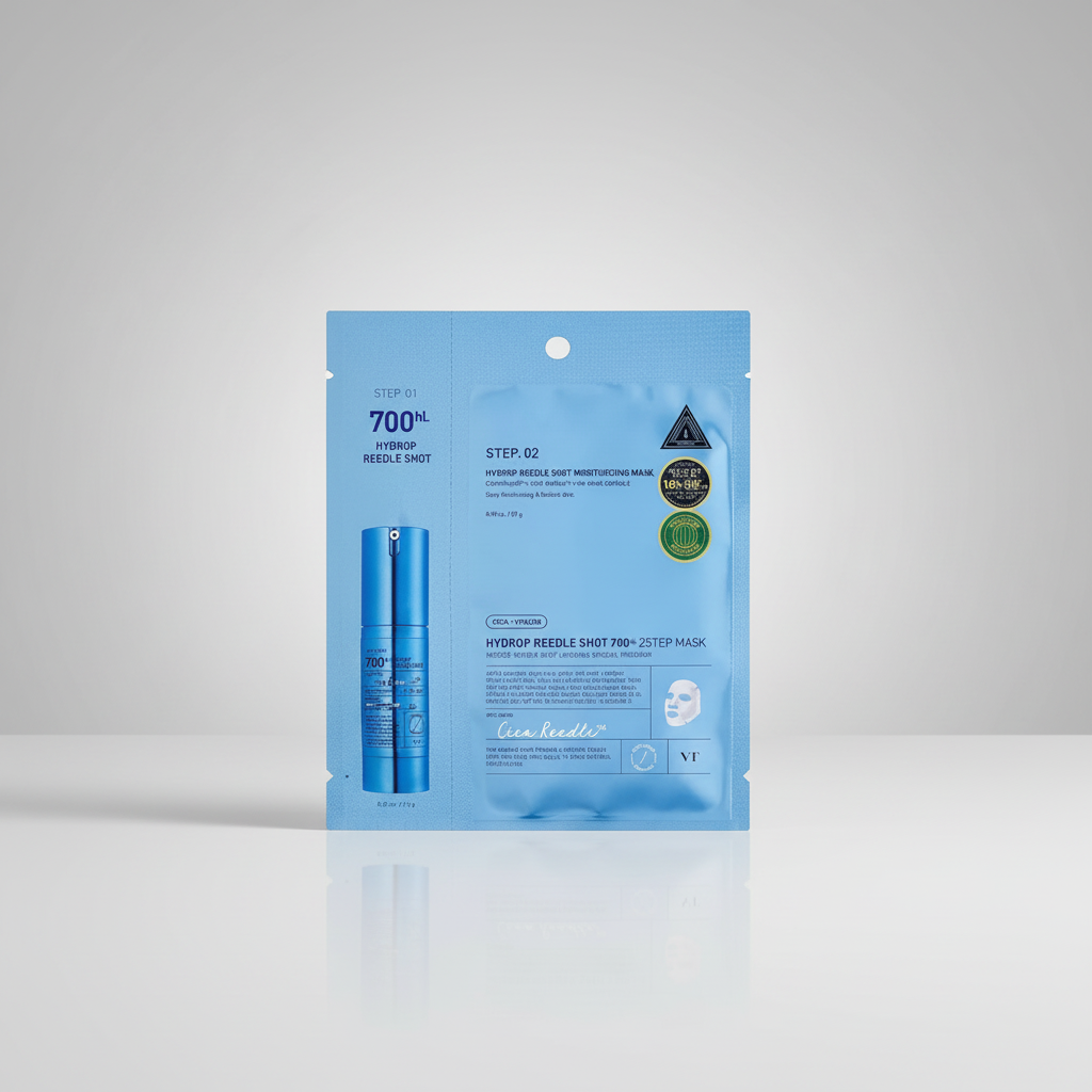 VT - Hydrop Reedle Shot 700hl 2 Step Hydrogel Mask - Hydratační hydrogelová maska - 27 g + 1,5 g
