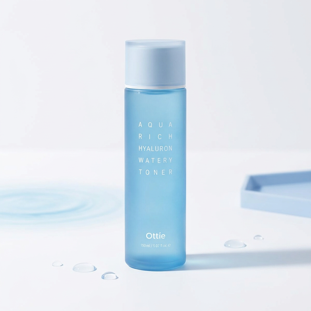 OTTIE - Aqua Rich Hyaluron Watery Toner - Hydratační tonikum s kyselinou hyaluronovou - 150 ml