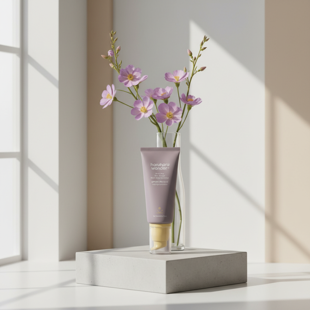 HaruHaru Wonder - Black Rice Pure Mineral Relief Daily Sunscreen - Denní minerální zklidňující opalovací krém s černou rýží - 50 ml