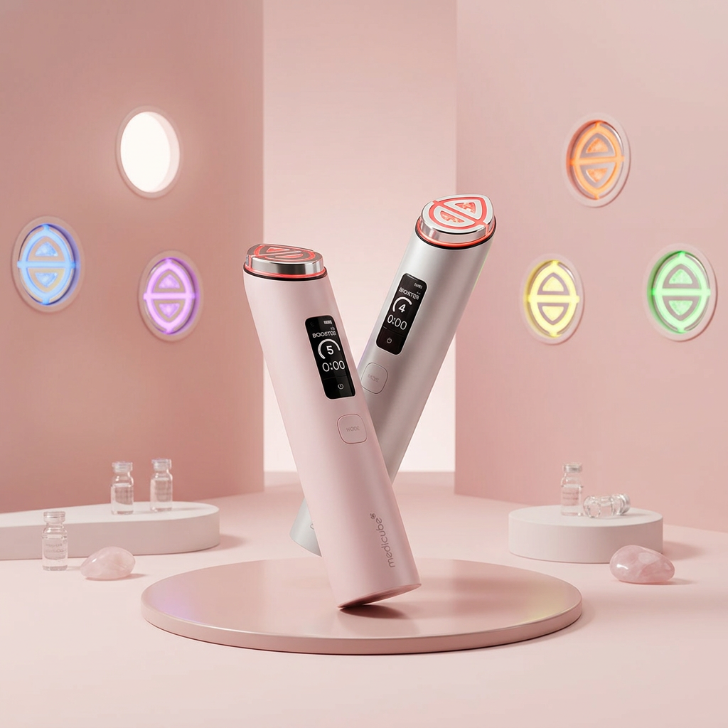 Medicube - AGE-R Booster Pro X2 Pink - Multifunkční přístroj pro ošetření pleti nové generace