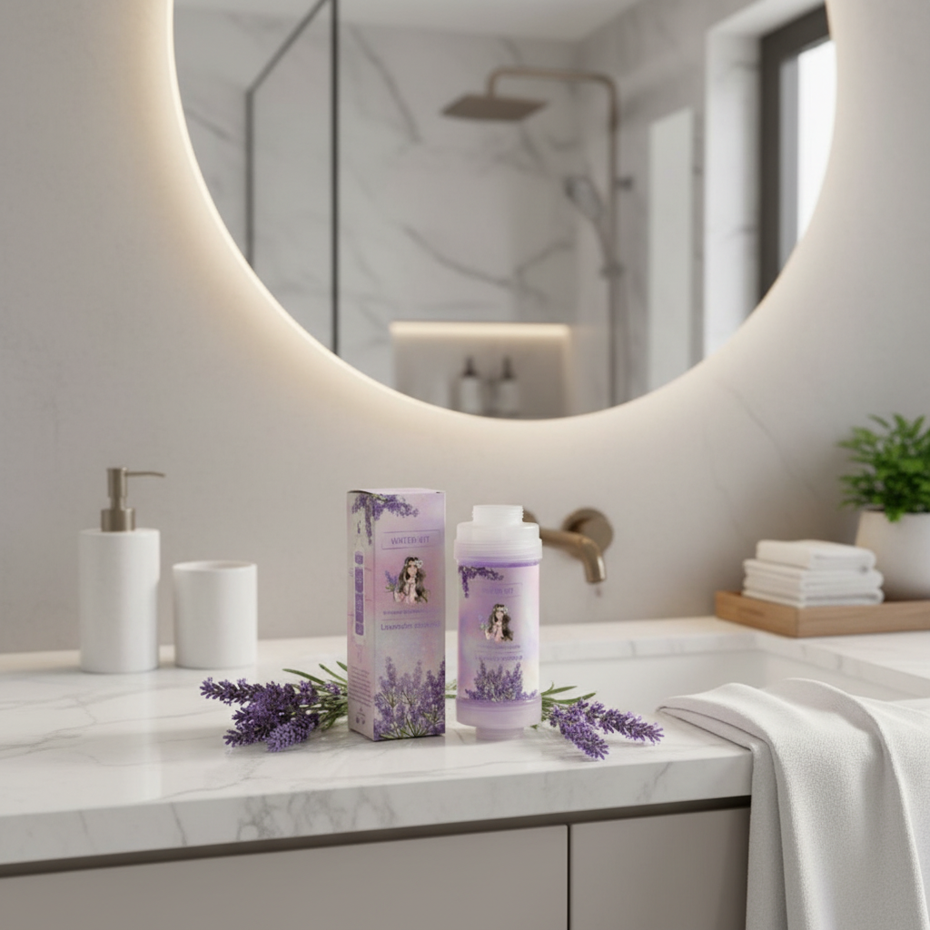 KOREJSKÁ KRÁSA - Vitamin Shower Filter - Vitaminový filtr do sprchy - LEVANDER - 1ks