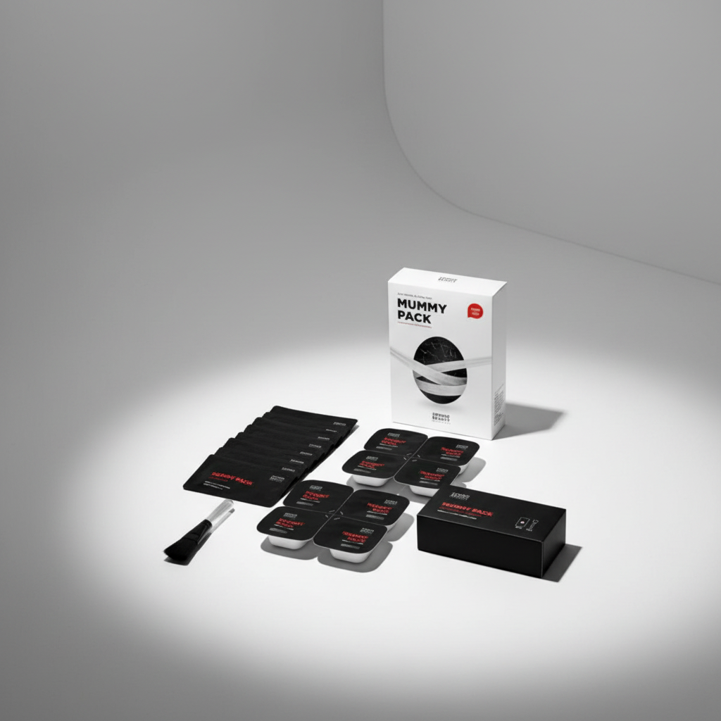 SKIN1004 MUMMY PACK & ACTIVATOR KIT - Liftingová a čistící maska 8 ks