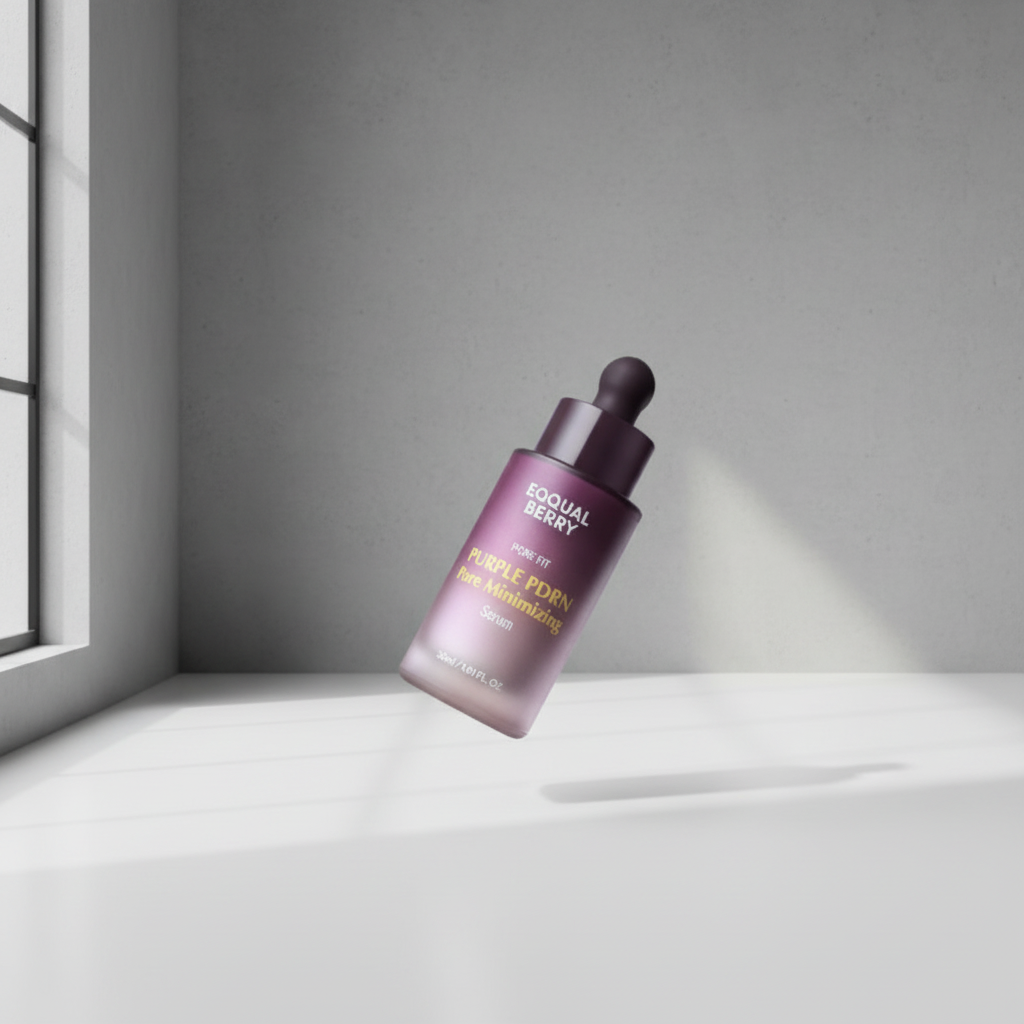 EQQUALBERRY - Purple PDRN Pore Minimizing Serum - Fialové sérum s PDRN pro minimalizaci pórů - 30 ml