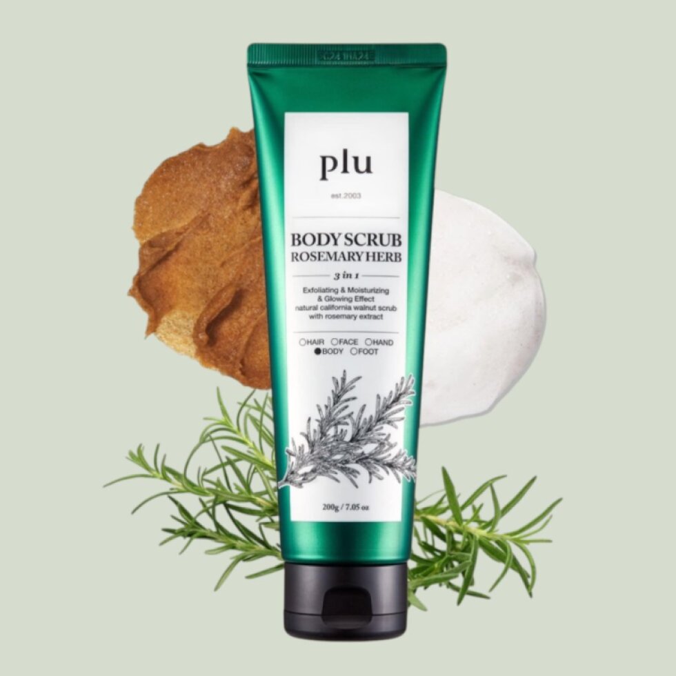 PLU - Body Scrub Rosemary Herb - Tělový peeling Rosemary Herb - 200 g