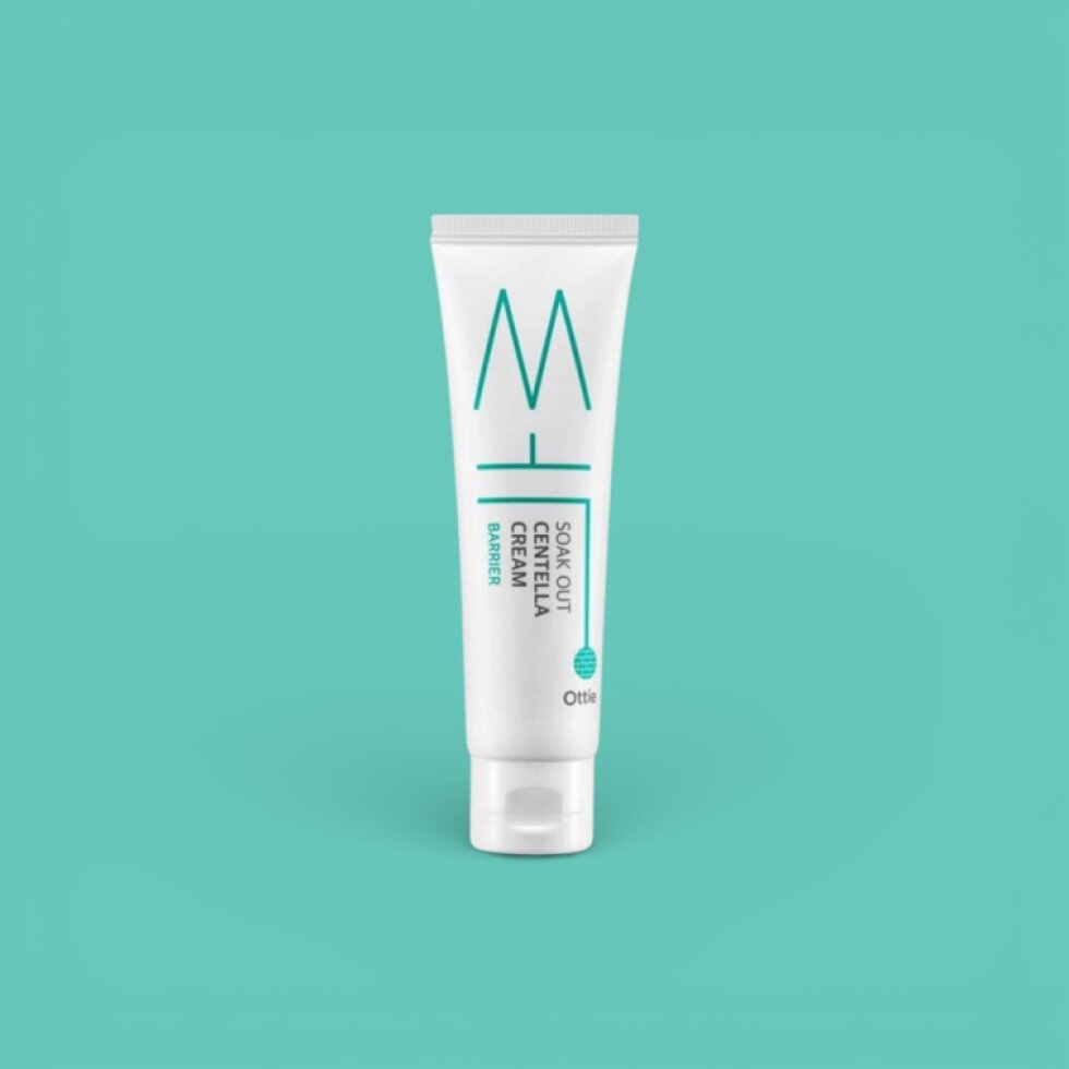 OTTIE - Soak Out Centella Cream - Zklidňující ochranný krém - 15 ml