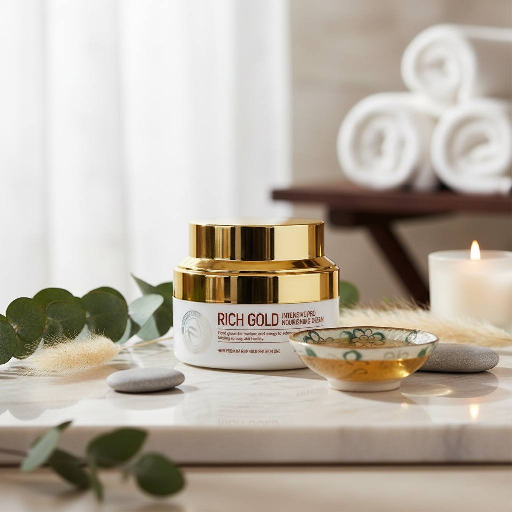 ENOUGH - Rich Gold Intensive Pro Nourishing Cream - Intenzivně vyživující krém s propolisem a 24K zlatem - 50 ml