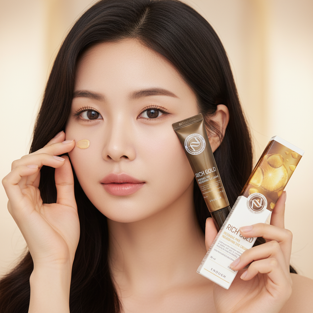 ENOUGH - Rich Gold Intensive Pro Nourishing Eye Cream - Bohatý intenzivní vyživující oční krém - 30 ml