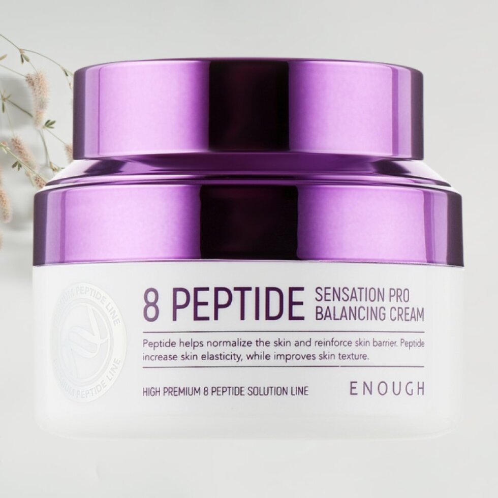 ENOUGH - 8 Peptide Sensation Pro Balancing Cream- Peptidový krém - 50 ml