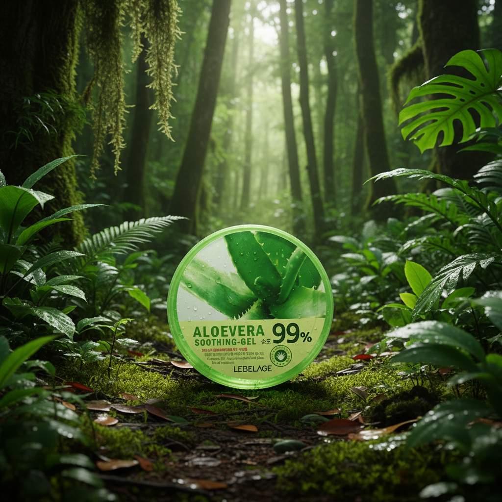 LEBELAGE - Moisture Aloe Purity 100% Soothing Gel - Univerzální hydratační a zjemňující gel s Aloe - 300 ml