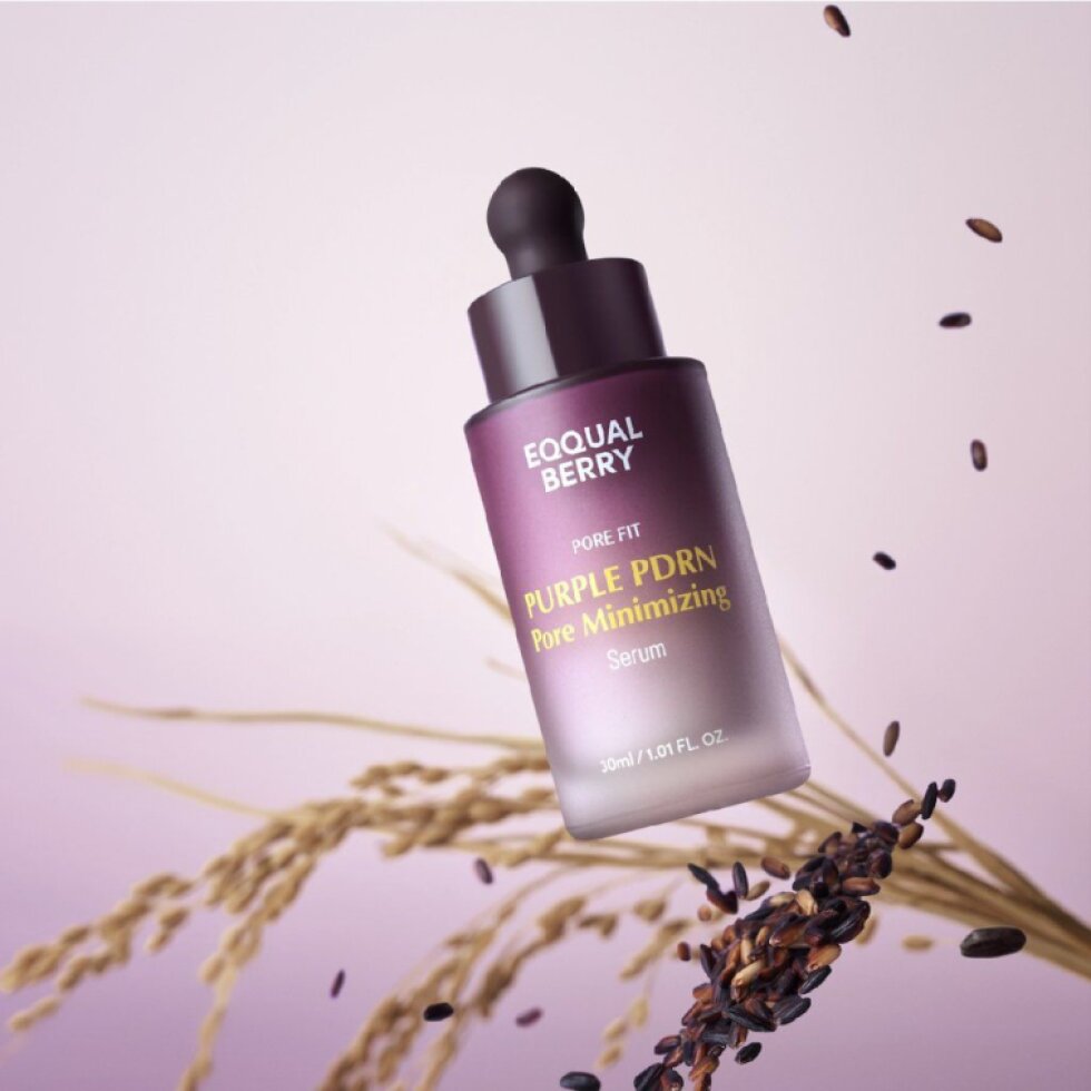 EQQUALBERRY - Purple PDRN Pore Minimizing Serum - Fialové sérum s PDRN pro minimalizaci pórů - 30 ml