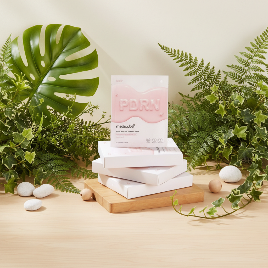 Medicube - PDRN Pink Vita Coating Mask - PDRN maska s vitamíny pro jas a regeneraci pleti - 22 g