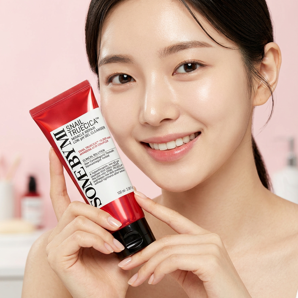 SOME BY MI - Snail Truecica Miracle Repair Low ph Gel Cleanser - Jemný čisticí gel s nízkým pH - 100 ml