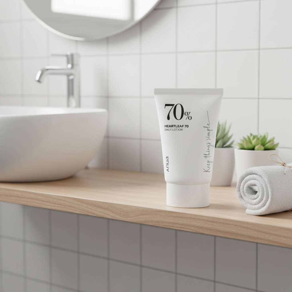 ANUA - Heartleaf 70 Daily Lotion - Zklidňující a hydratační emulze na obličej - 20 ml