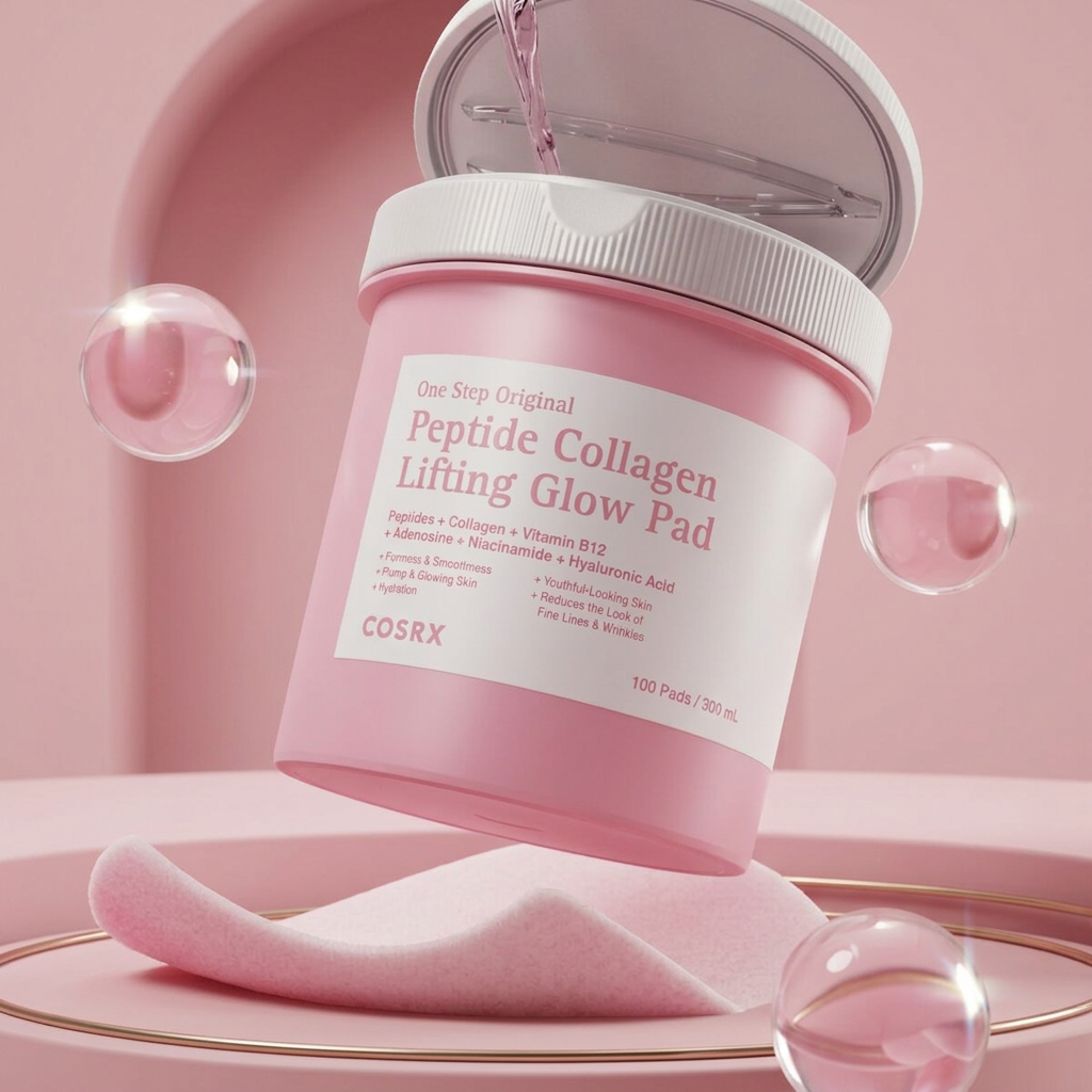Cosrx - One Step Original Peptide Collagen Lifting Glow Pad - Tampónky s peptidy a kolagenem - 100 ks