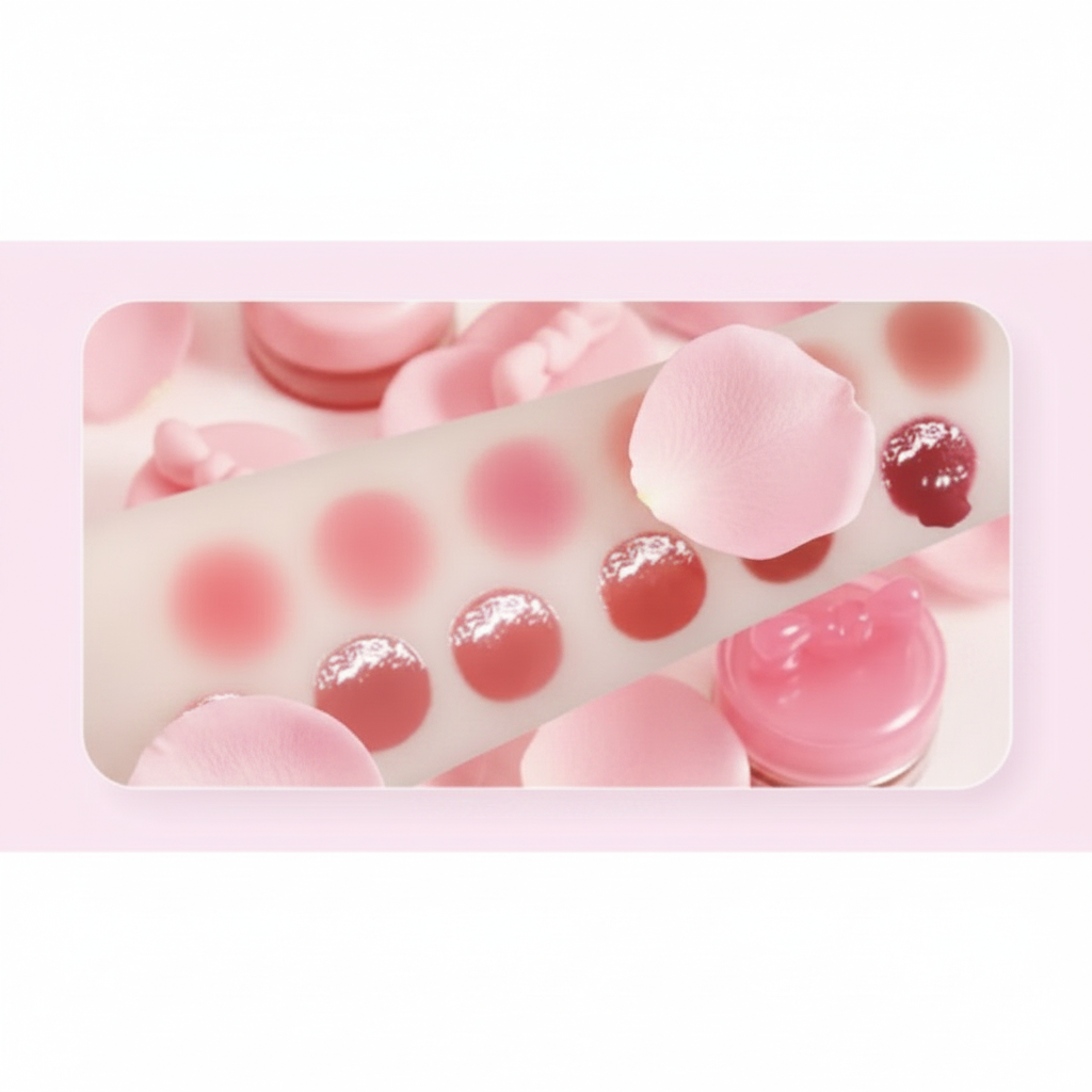 YNM - Lip&Cheek Syrup Pot 03 Rose Syrup - Lesk na rty a tváře 03 Rose Syrup - 3,5 g