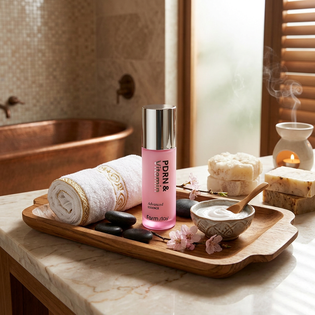 Farm Stay - PDRN & Vitamin Advanced Essence - Vysoce koncentrovaná pleťová esence s PDRN a vitaminovým komplexem - 50 ml