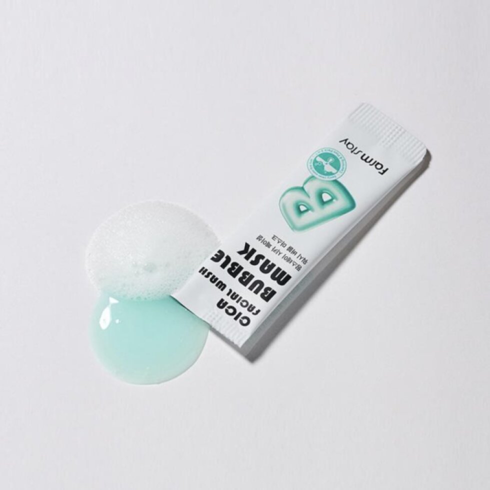 FARM STAY - Cica Facial Wash Bubble Mask - Bublinková maska s centellou - 20 x 5ml