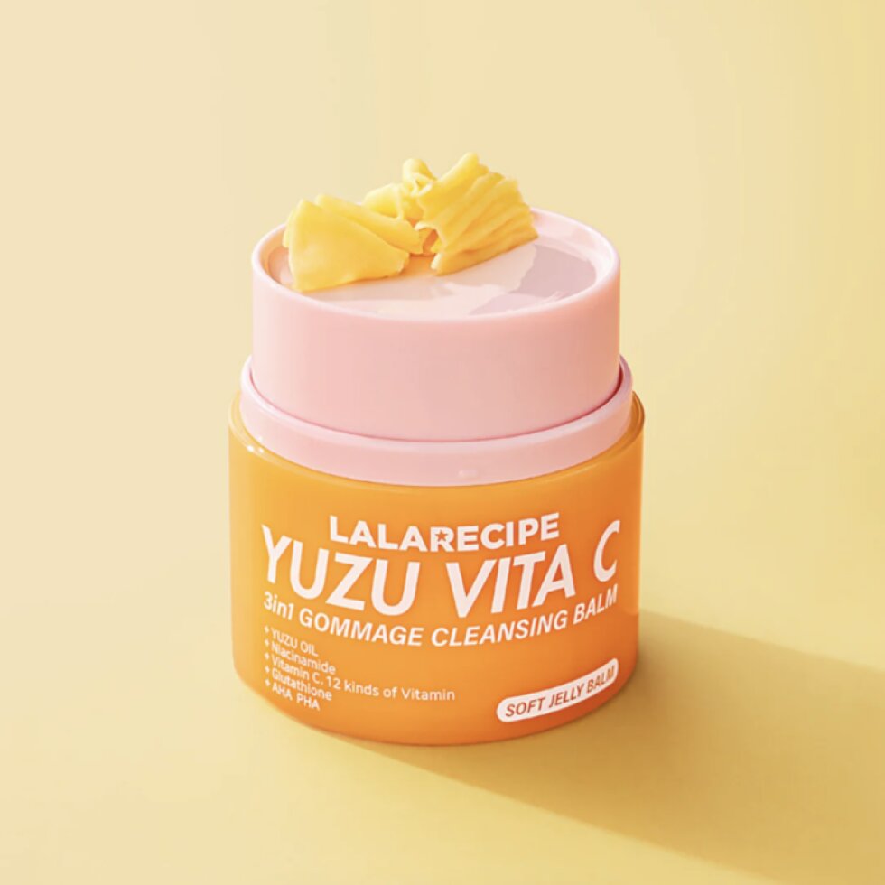 LALARECIPE - Yuzu Vita C 3in1 Gommage Cleansing Balm – Čisticí balzám 3v1 s yuzu a vitamínem C- 50 ml