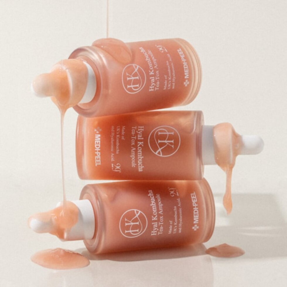 MEDI-PEEL - Hyal Kombucha Tea Tox Ampoule - Hydratační sérum s kombuchou a kyselinou hyaluronovou - 50 ml