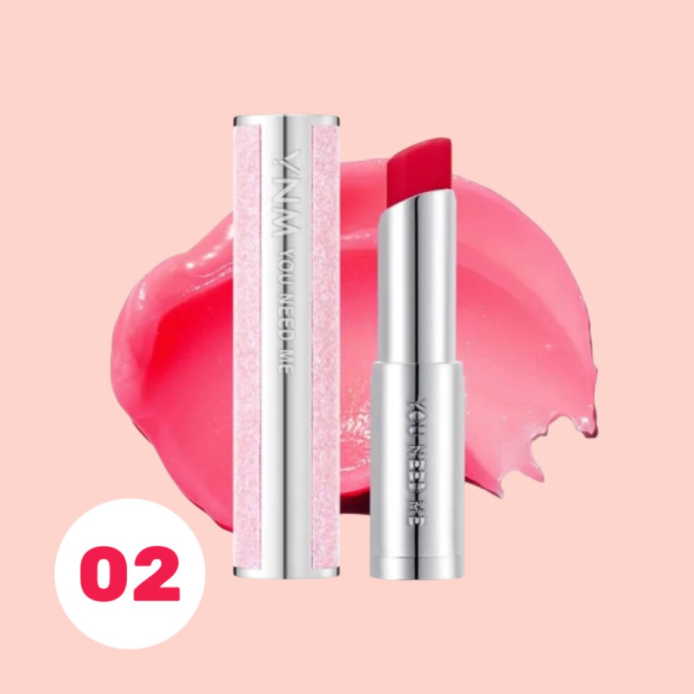 YNM - Glow Honey Lip Balm 02 Apple Lit - Rozjasňující balzám na rty 02 Apple Lit - 3 g