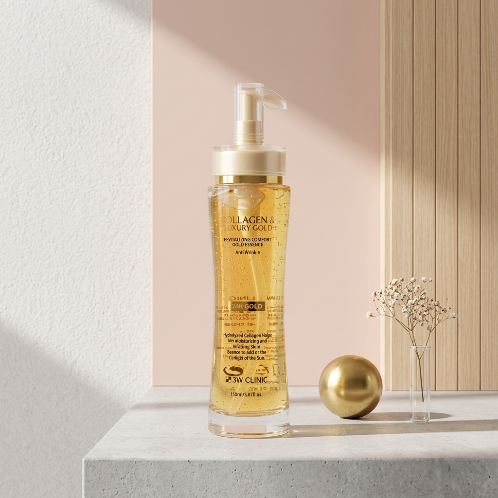 3W CLINIC - Collagen & Luxury Gold Hair Mist - Vlasová mlha s kolagenem a luxusním zlatem - 210 ml