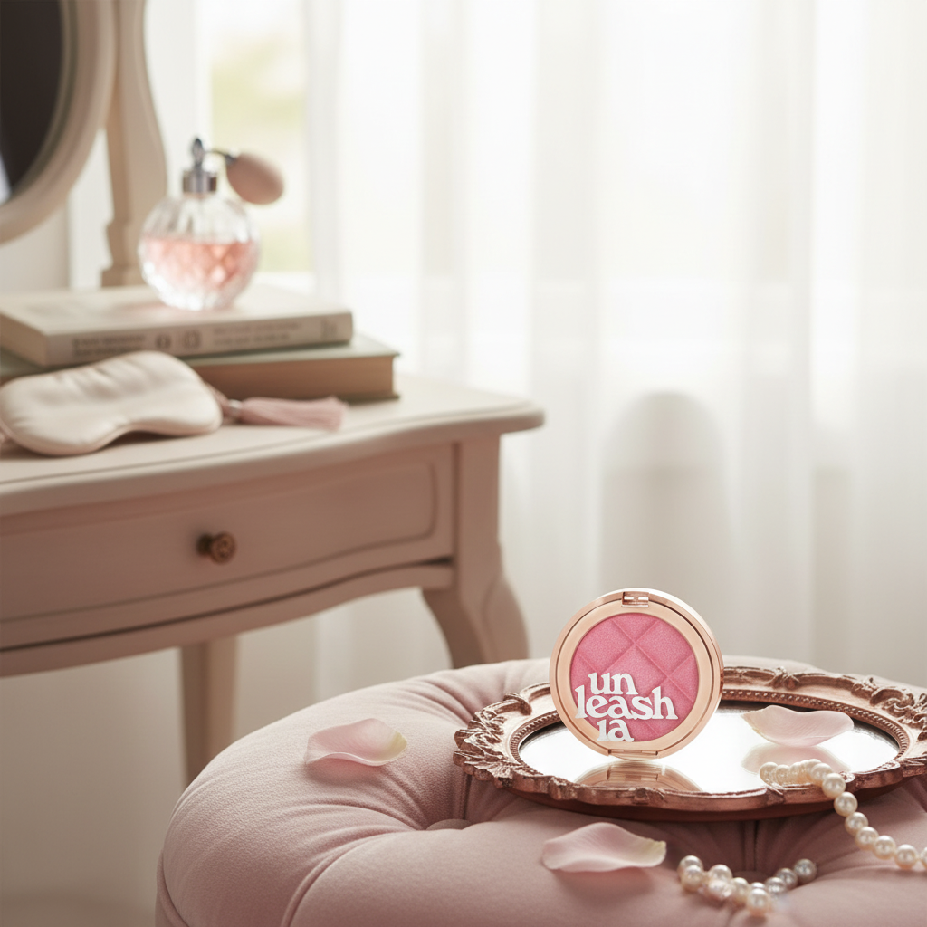 UNLEASHIA - Dough Dough Waffle Blush No. 1 Peachy Batter - Waffle tvářenka No. 1 Peachy Batter - 7 g