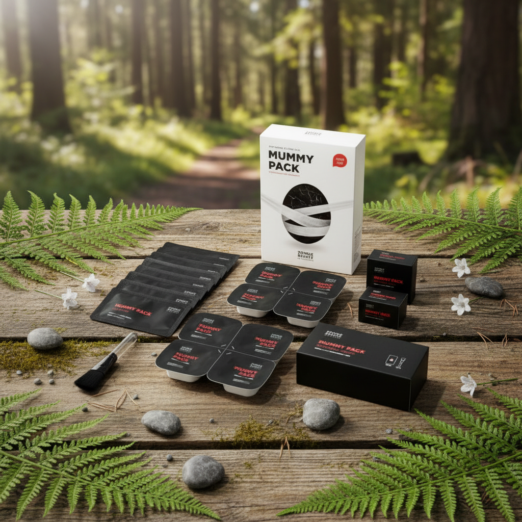 SKIN1004 MUMMY PACK & ACTIVATOR KIT - Liftingová a čistící maska 8 ks