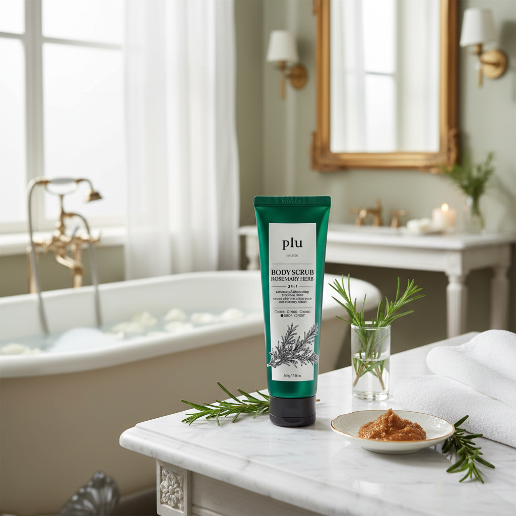 PLU - Body Scrub Rosemary Herb - Tělový peeling Rosemary Herb - 200 g