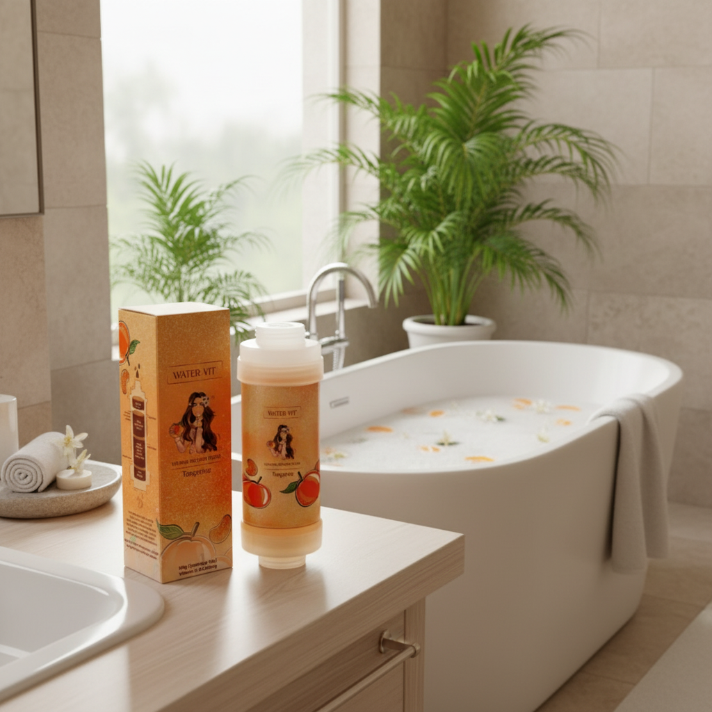 KOREJSKÁ KRÁSA - Vitamin Shower Filter - Vitaminový filtr do sprchy - TANGERINE - 1ks