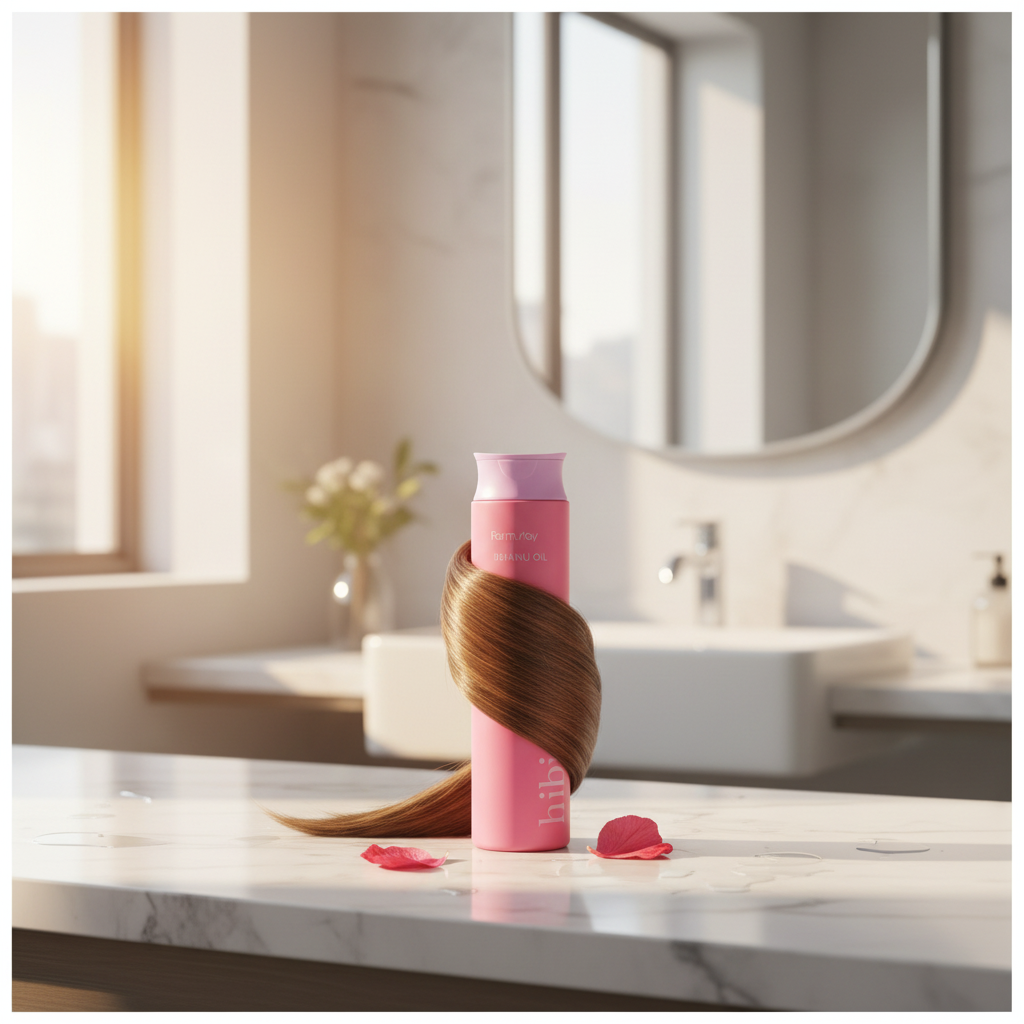 Farm Stay - Tamanu Oil Mild Shampoo Hibiskus - Čisticí a regenerační šampon - 300 ml