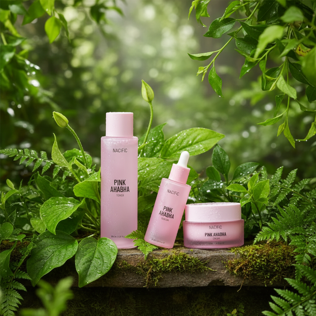 NACIFIC - Pink AHABHA Toner - Rozjasňující pleťový toner s AHA a BHA kyselinami - 150 ml