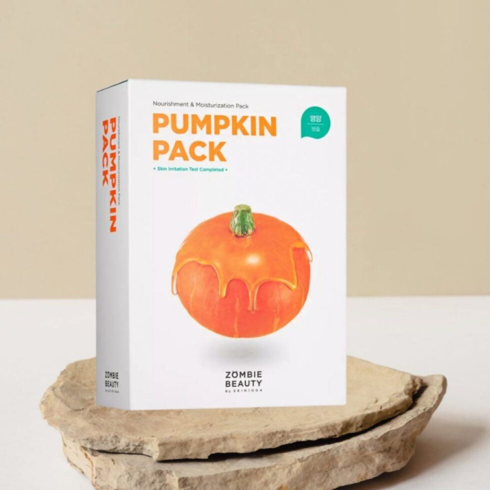 SKIN1004 - Zombie Beauty Pumpkin Pack - Sada vyživujících pleťových masek - 16 x 4 g