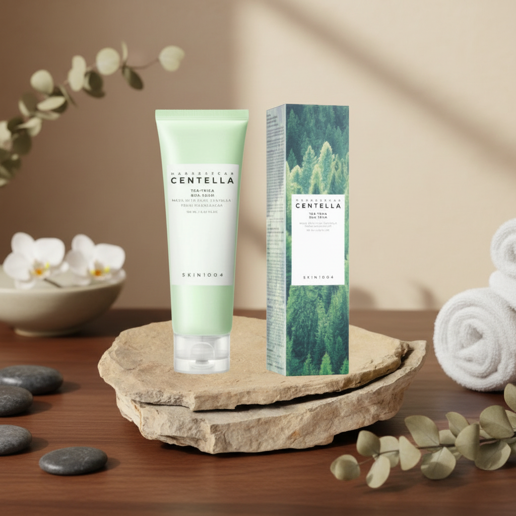 SKIN1004 - Madagascar Centella Tea-Trica BHA Foam - Čisticí pěna s kyselinou salicylovou a pupečníkem asijským - 125 ml