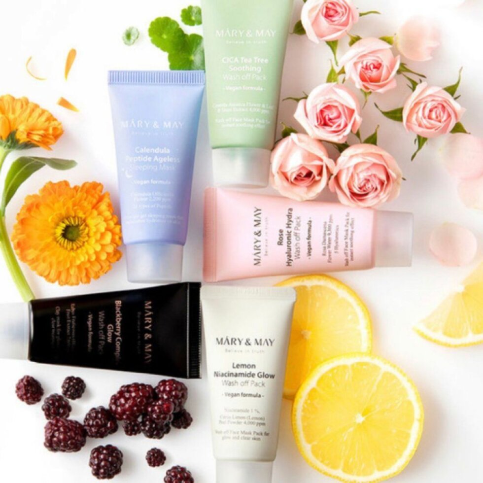Mary & May - Calendula Peptide Ageless Sleeping Mask - Noční maska s peptidy a výtažkem z měsíčku lékařského - 30 g