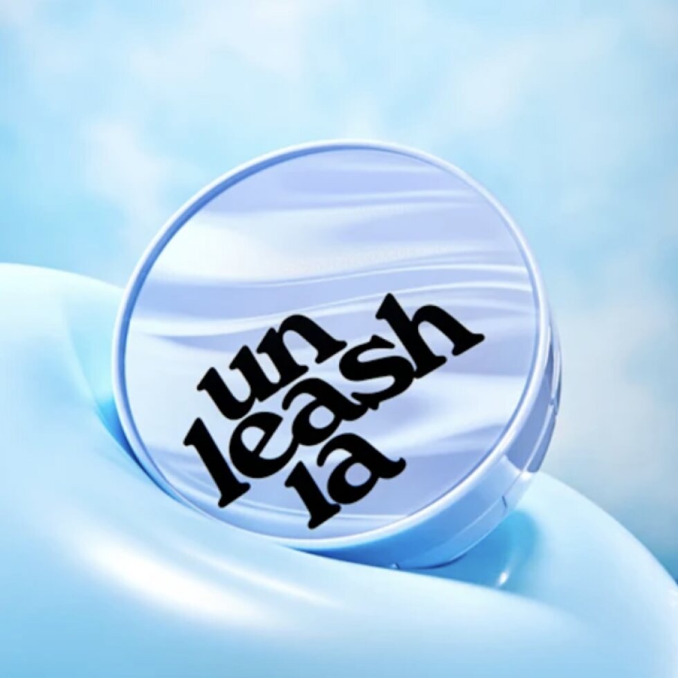 UNLEASHIA - Babe Skin Baby Blue Cushion 21N Fluffy - Cushion make-up pro hladkou pleť 21N Fluffy - 15 g