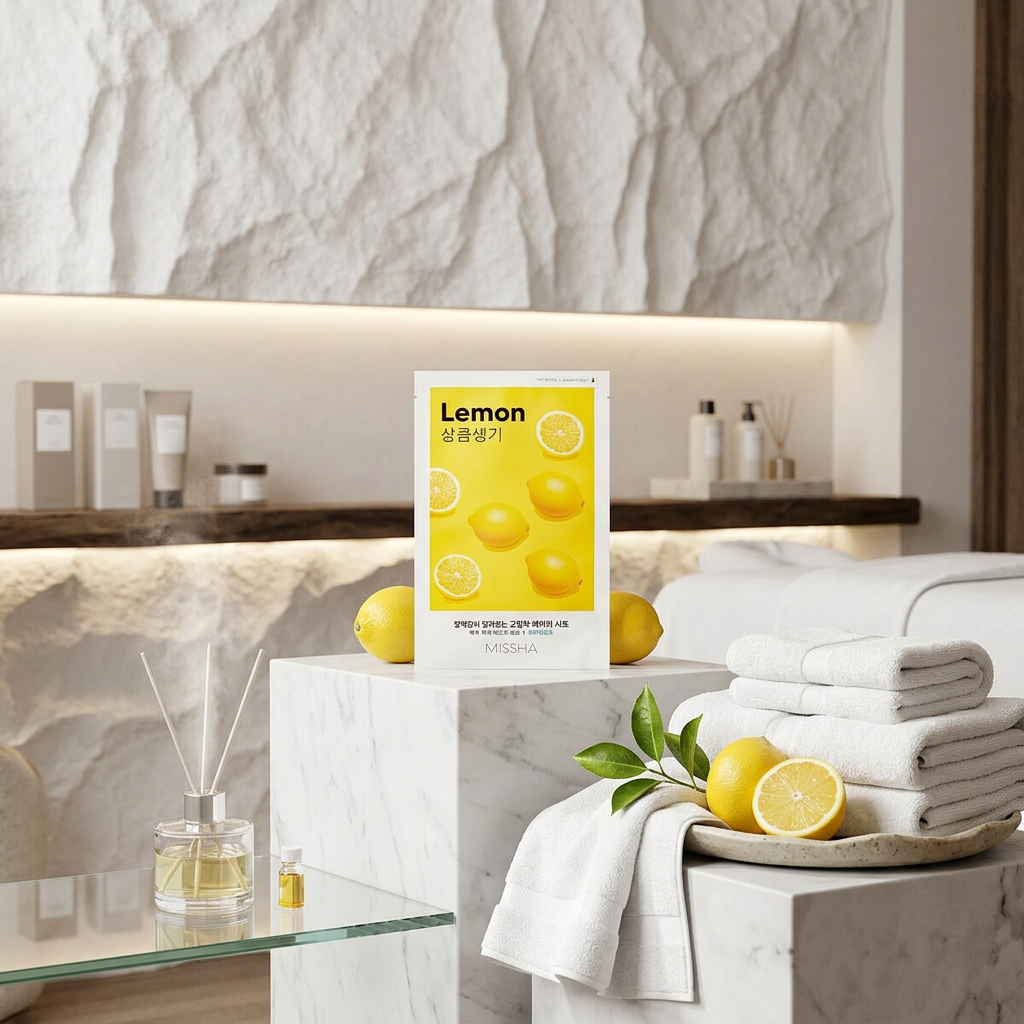 MISSHA - Airy Fit Sheet Mask Lemon - Citronová textilní maska - 19 g