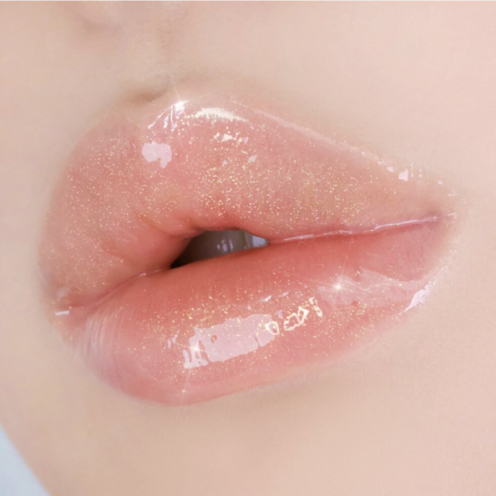 VEGANIZE - Collagen Lip Glass Balm 10. Champagne Gold - Kolagenový balzám na rty - 1,8 g