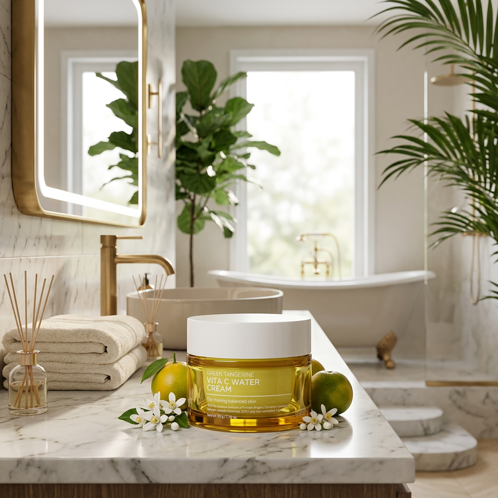TENZERO - Green Tangerine Vita C Water Cream - Hydratační krém s vitamínem C a zeleným mandarinkovým extraktem - 50 ml