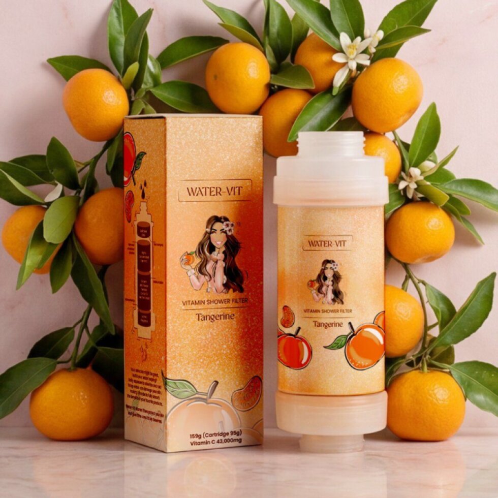 KOREJSKÁ KRÁSA - Vitamin Shower Filter - Vitaminový filtr do sprchy - TANGERINE - 1ks