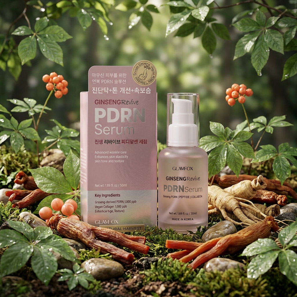 GLAMFOX - Ginseng Revive PDRN Serum - Obnovující sérum se ženšenem a PDRN - 50 ml