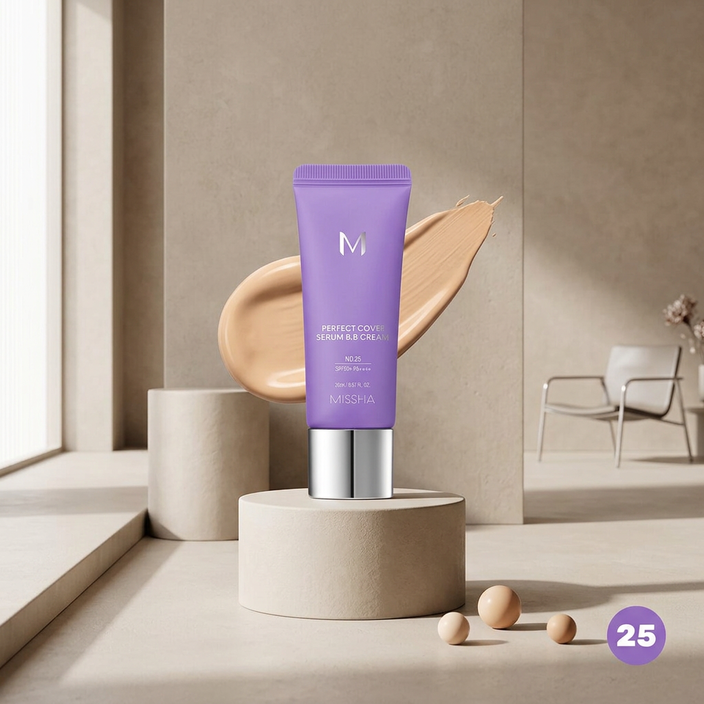 MISSHA - Perfect Cover Serum B.B Cream - BB krém Perfect Cover se sérem odstín no. 25 - 20 ml