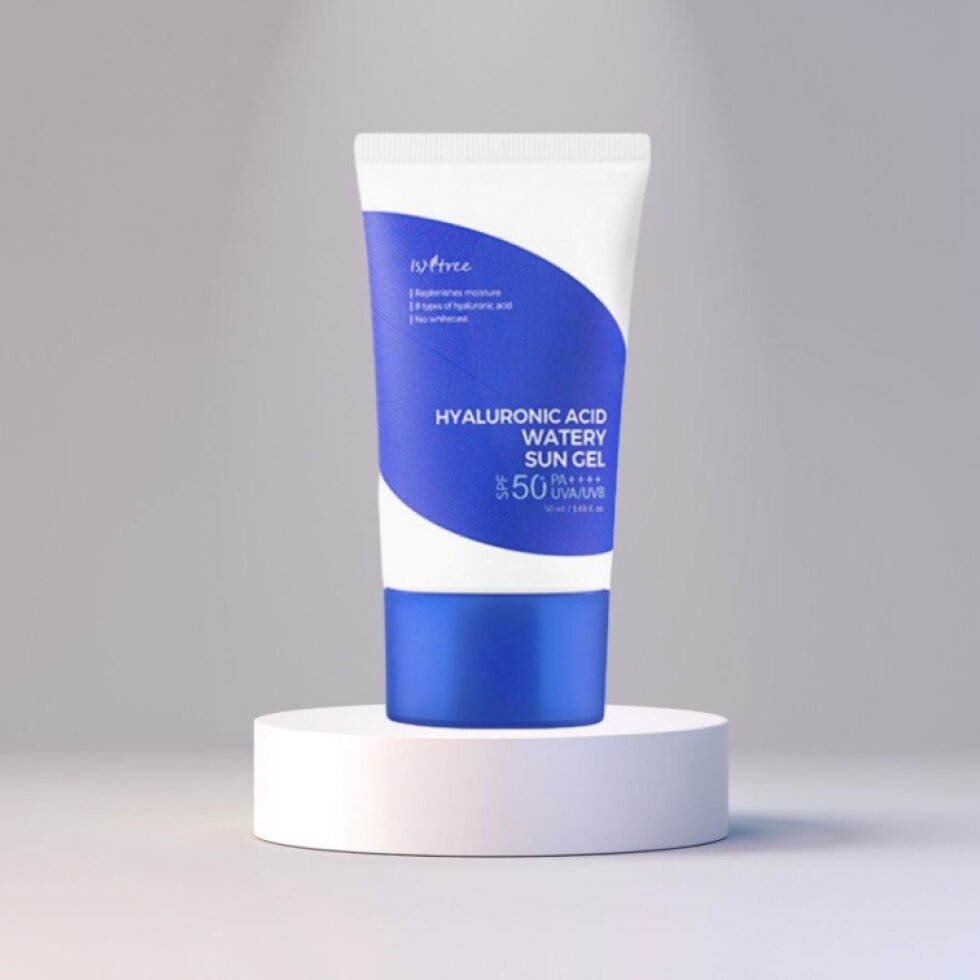 ISNTREE - Hyaluronic Acid Watery Sun Gel SPF 50 PA ++++ - Lehký hydratační gelový krém s SPF 50 PA ++++ 50 ml
