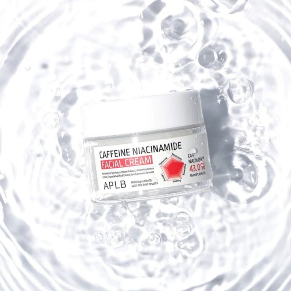 APLB - Caffeine Niacinamide Facial Cream - Pečující krém s kofeinem a niacinamidem - 55 ml