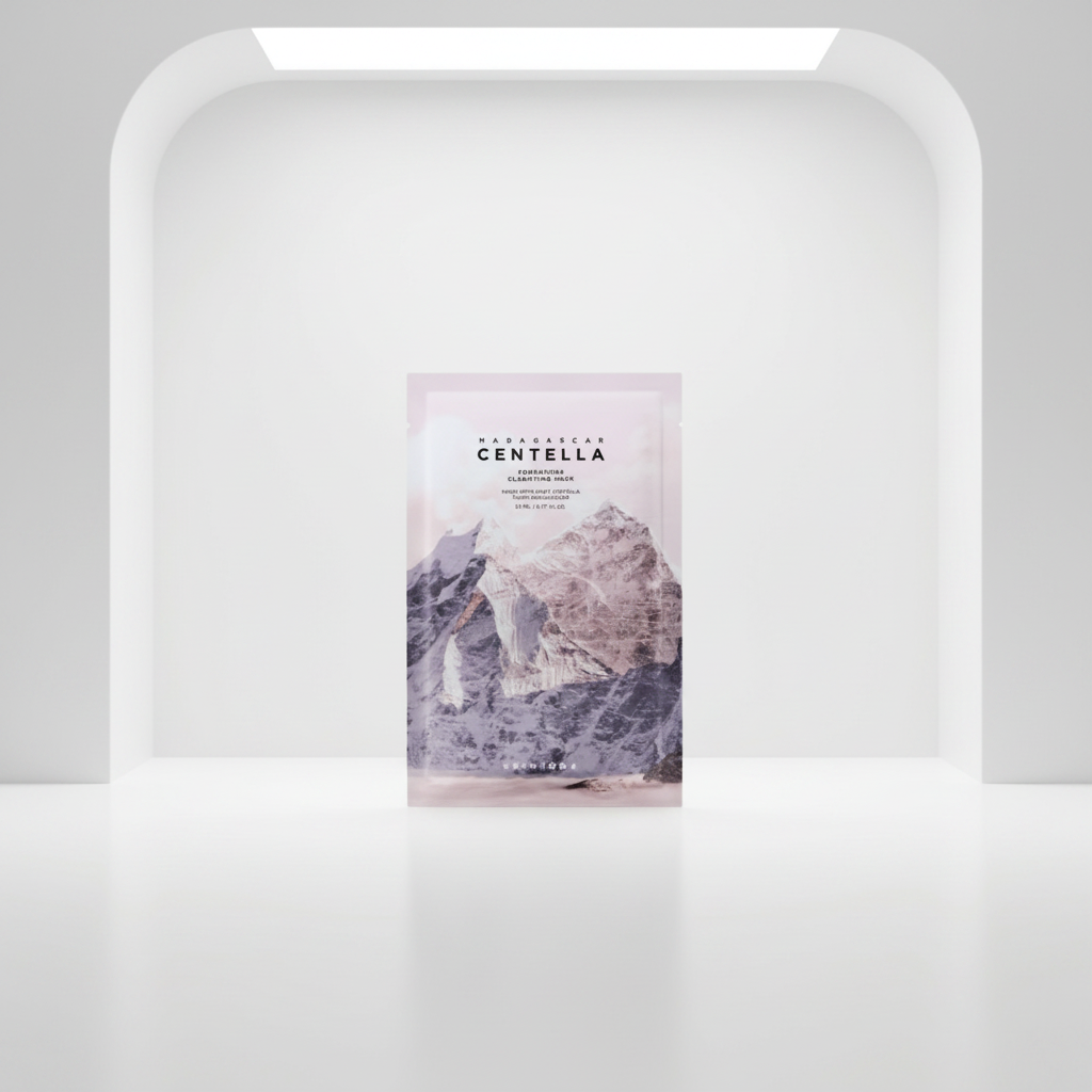 SKIN1004 - Madagascar Centella Poreminizing Clarifying Mask - Zklidňující plátýnková maska s centellou pro stažení pórů - 23 ml