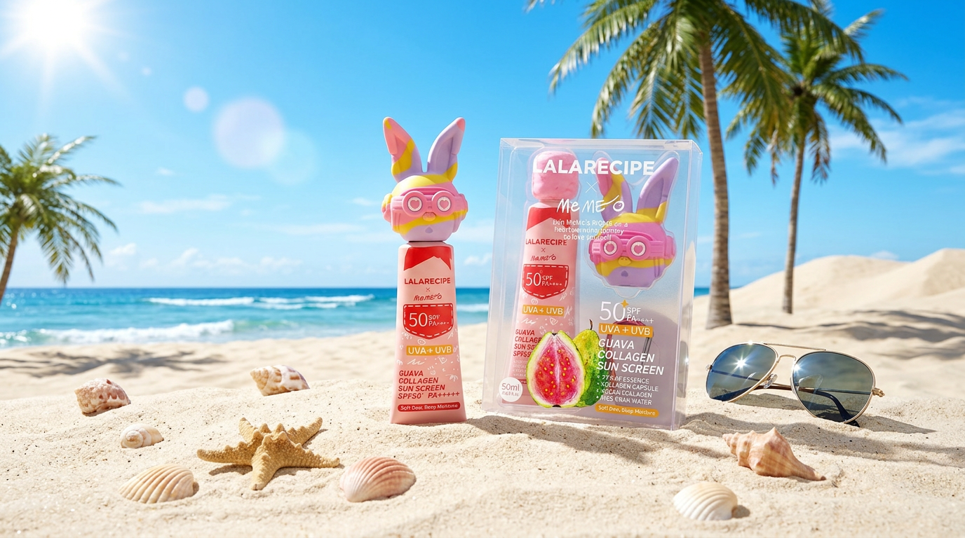 LALARECIPE - Guava Collagen Sunscreen – Kolagenový opalovací krém s guavou - 50 ml