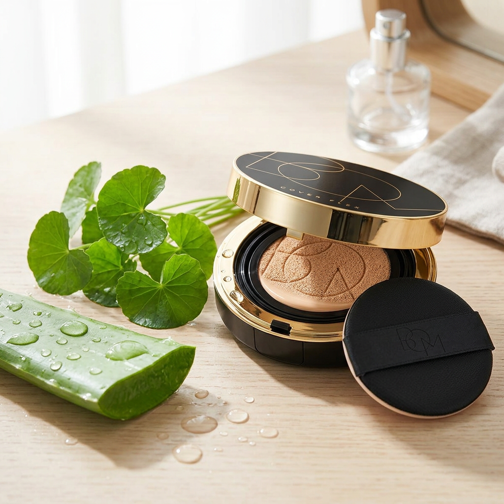 B.O.M. - Cover Flex Cushion SPF50+ PA+++ #23N Beige - Make-up cushion s SPF - 15 g
