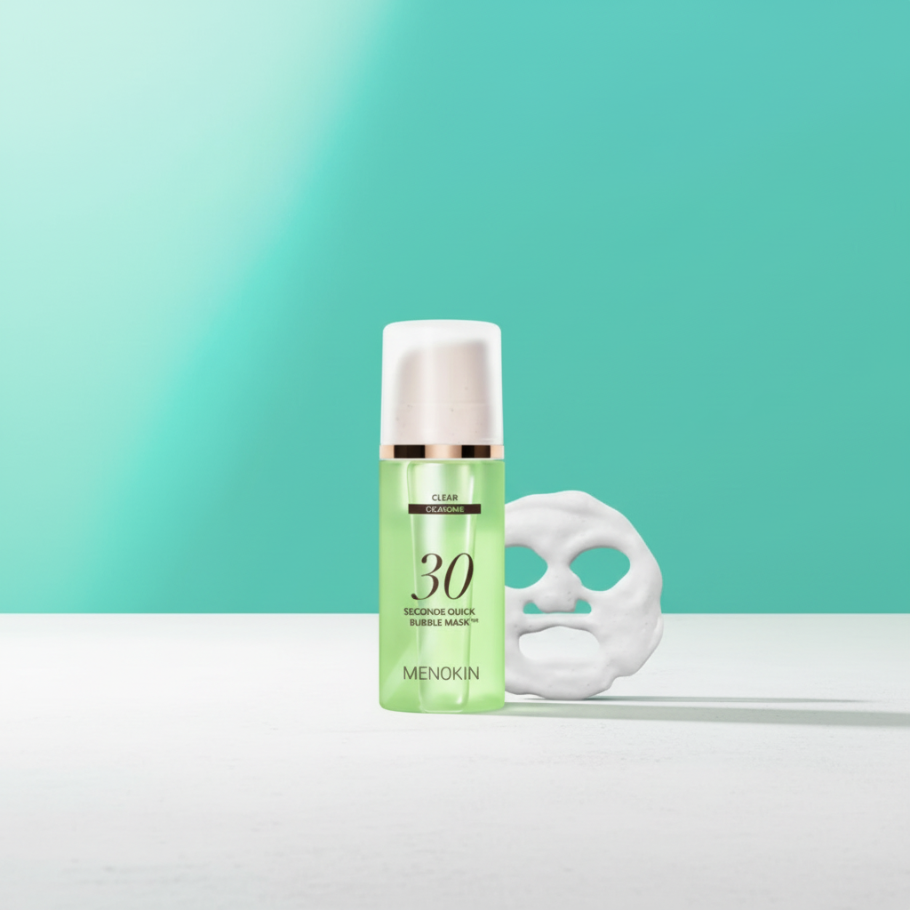 MENOKIN - 30 Seconds Quick Bubble Mask Clear - 30sekundové, bublinkové, zklidňující sérum - 95 ml